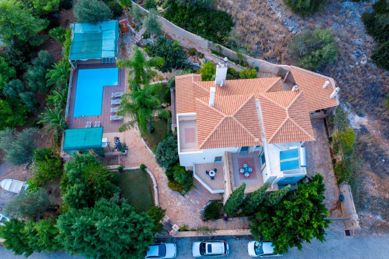 Villa Maira Luxurious With Private Swimming Pool Корфос Экстерьер фото