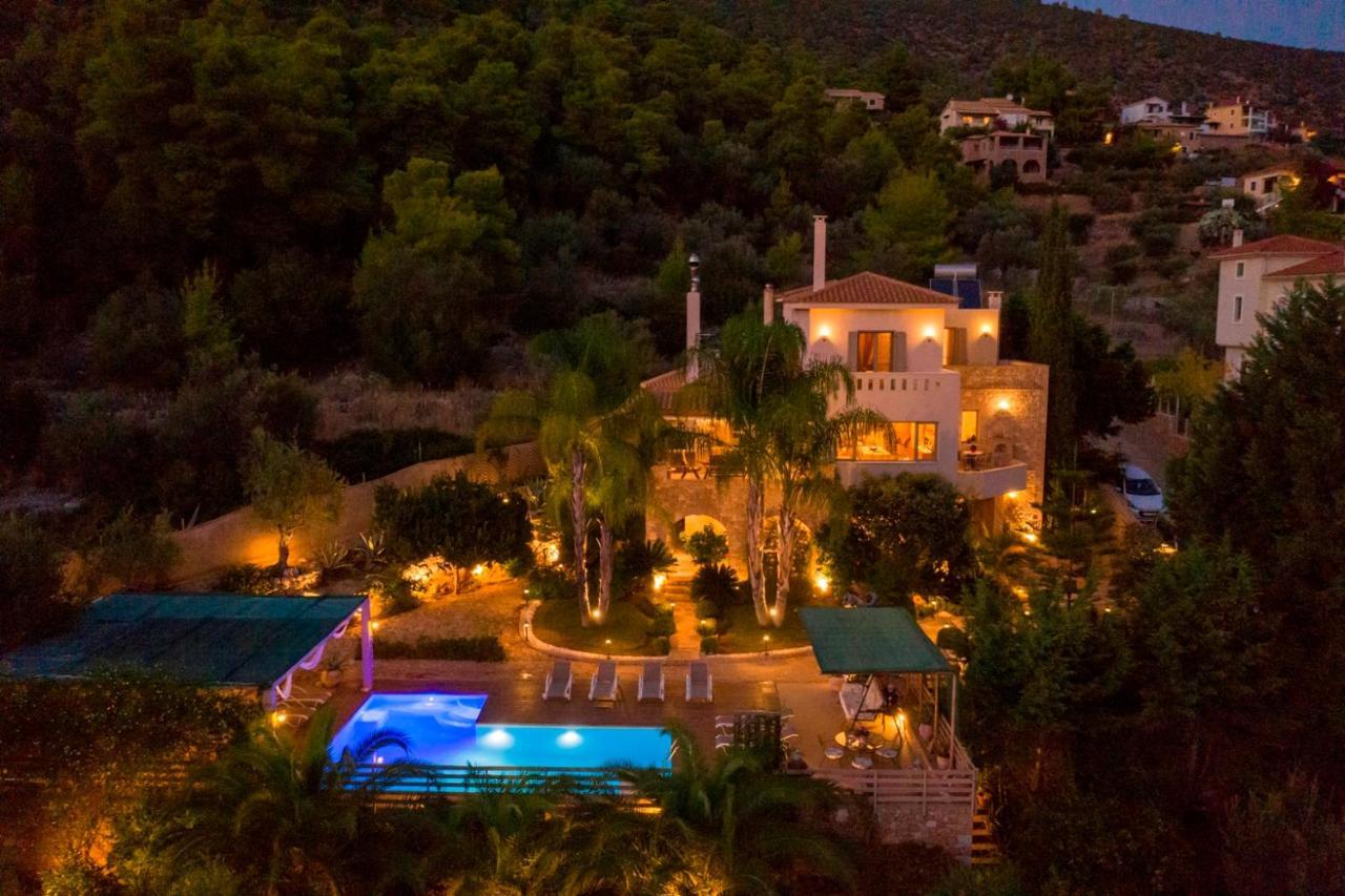 Villa Maira Luxurious With Private Swimming Pool Корфос Экстерьер фото
