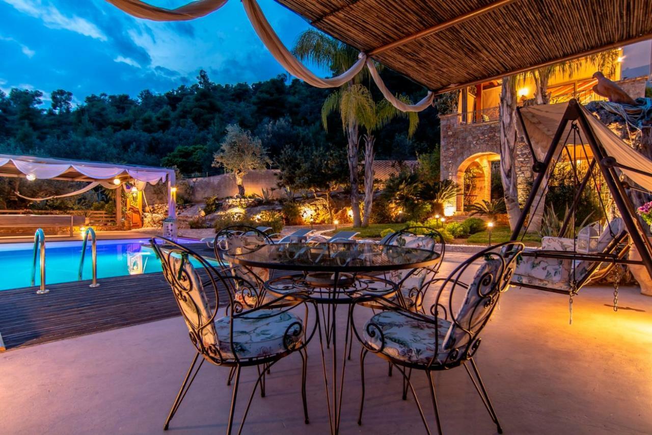 Villa Maira Luxurious With Private Swimming Pool Корфос Экстерьер фото