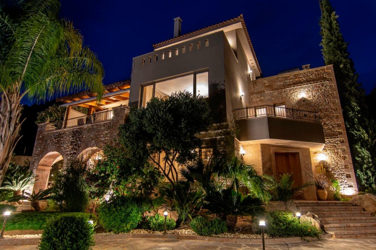 Villa Maira Luxurious With Private Swimming Pool Корфос Экстерьер фото