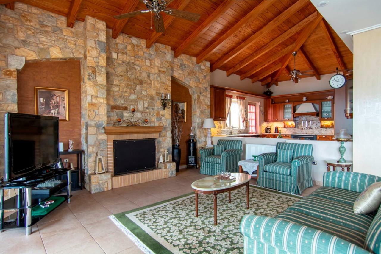 Villa Maira Luxurious With Private Swimming Pool Корфос Экстерьер фото